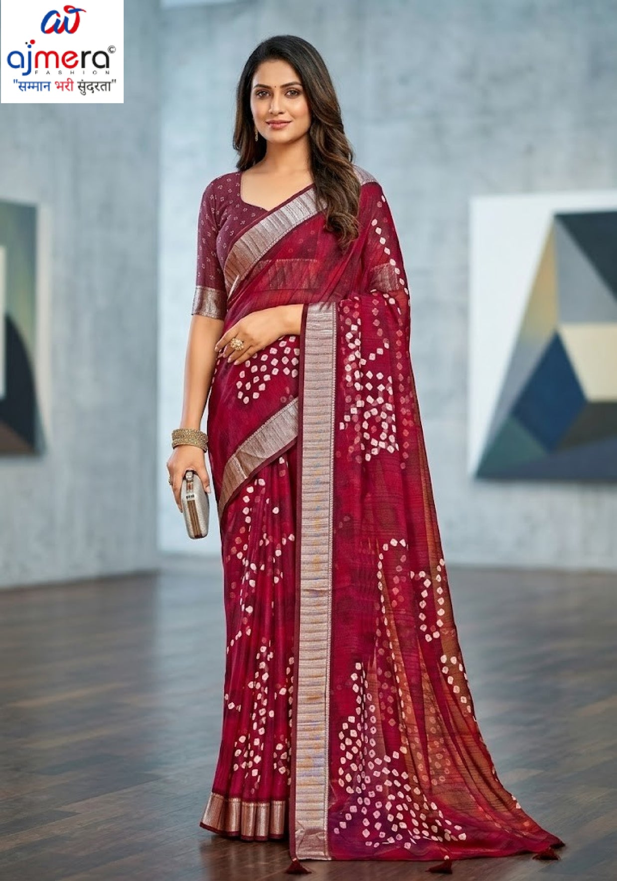Contemporary Printed Saree with Blouse Piece for Premium Wear  | RDD-HIMANI VOL-02