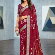 Contemporary Printed Saree with Blouse Piece for Premium Wear  | RDD-HIMANI VOL-02