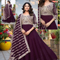 Designer Georgette Gown for Women | KTX-ZEENAT-603-XL
