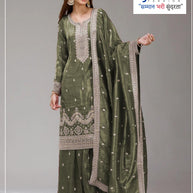 Premium Party Wear Semi-Stitched Suit | JPF-2103