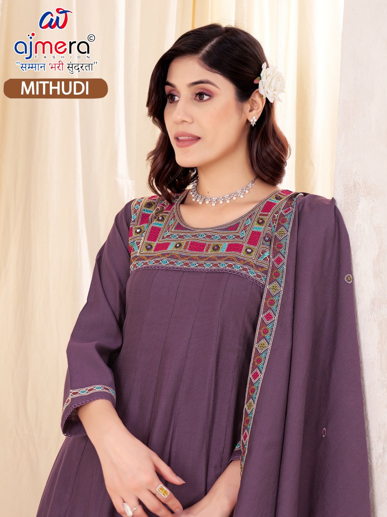 Designer Heritage Kurti Set for Women | JMH-MITHUDI