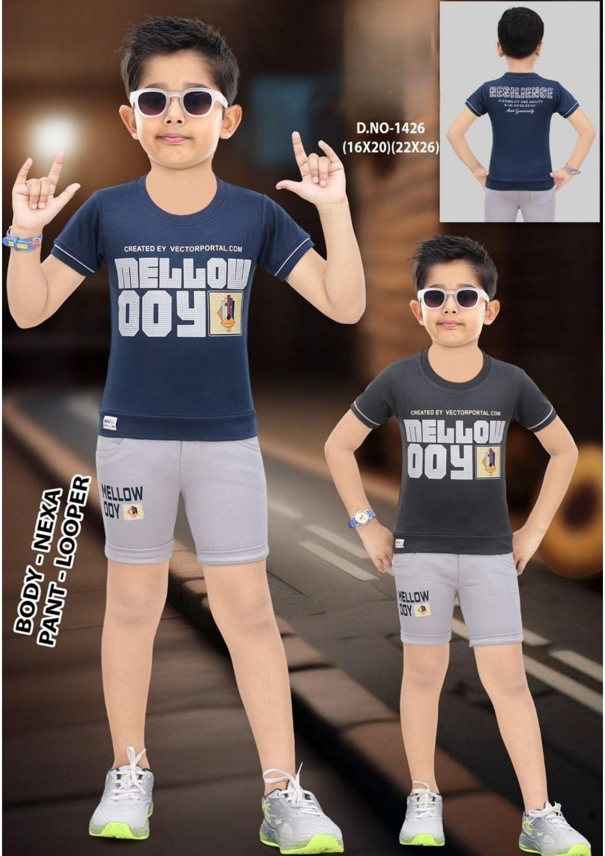 Wholesale Boys T-Shirt & Pant Set | SEM-1426
