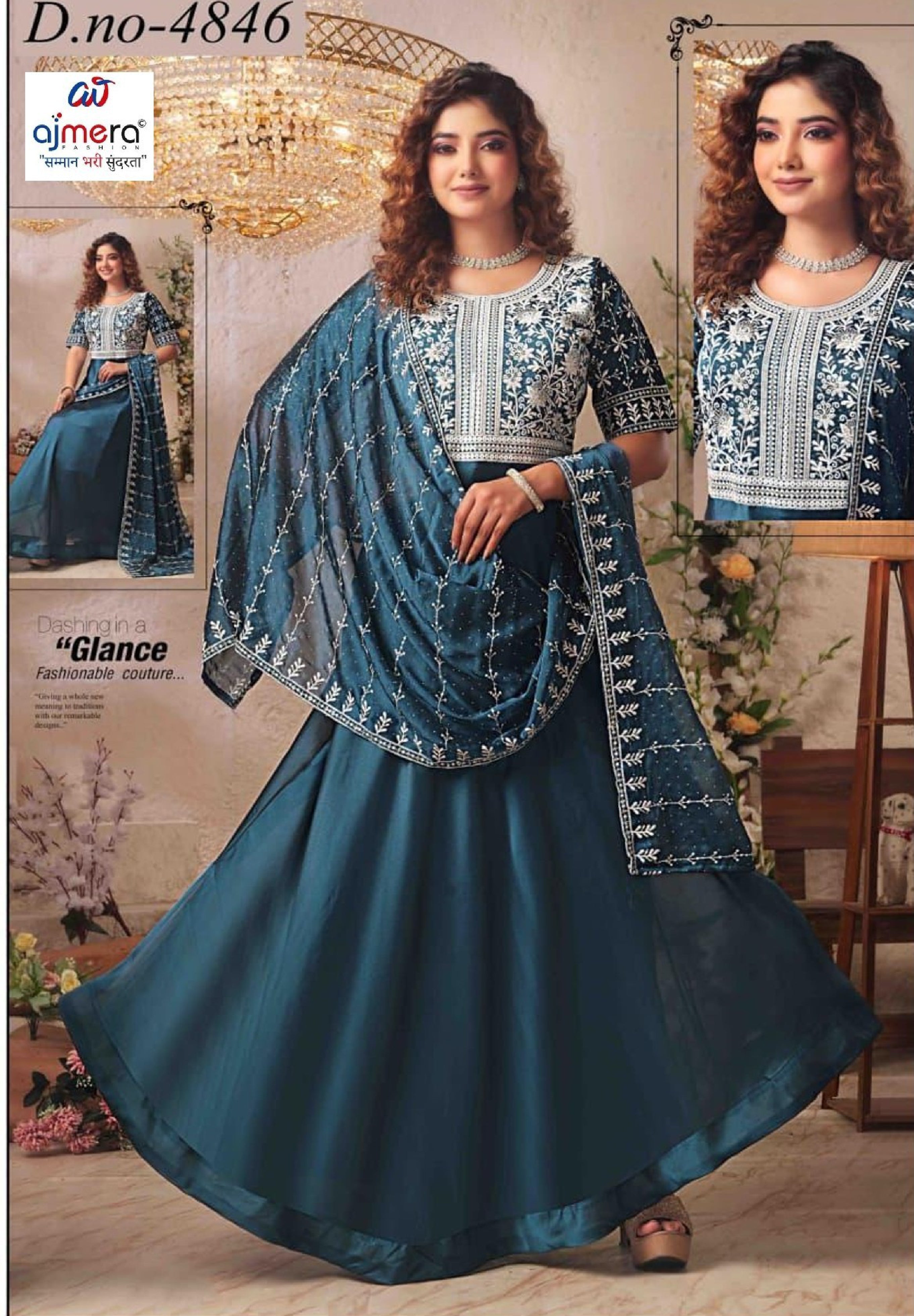 Elegant Fandy Designer Party Wear Gown for Women | SHP-4846