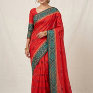 Handloom Cotton Saree with Without Blouse for Premium Ethnic and Traditional Wear | NDN-HANDLOOM SAREE-428