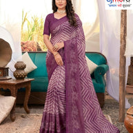 Chic Printed Saree with Blouse Piece for Sophisticated Ethnic Style  | PRM-APARNA BHABHI