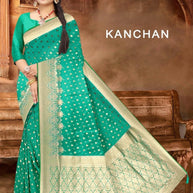 Exclusive Jacquard Silk Saree with Blouse Piece for Premium Cultural Wear | VML-KANCHAN