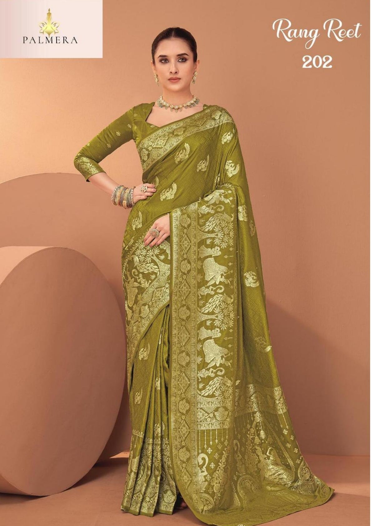 Palmera Saree Manufacturer and Palmera Saree Supplier | ALL-RANG REET VOL-02