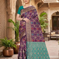 Exquisite Rapier Silk Matching Saree With Blouse Piece | TUL-KALASH SILK VOL-02