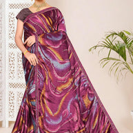 Contemporary Printed Saree with Blouse Piece for Premium Wear | SNR-SPACE