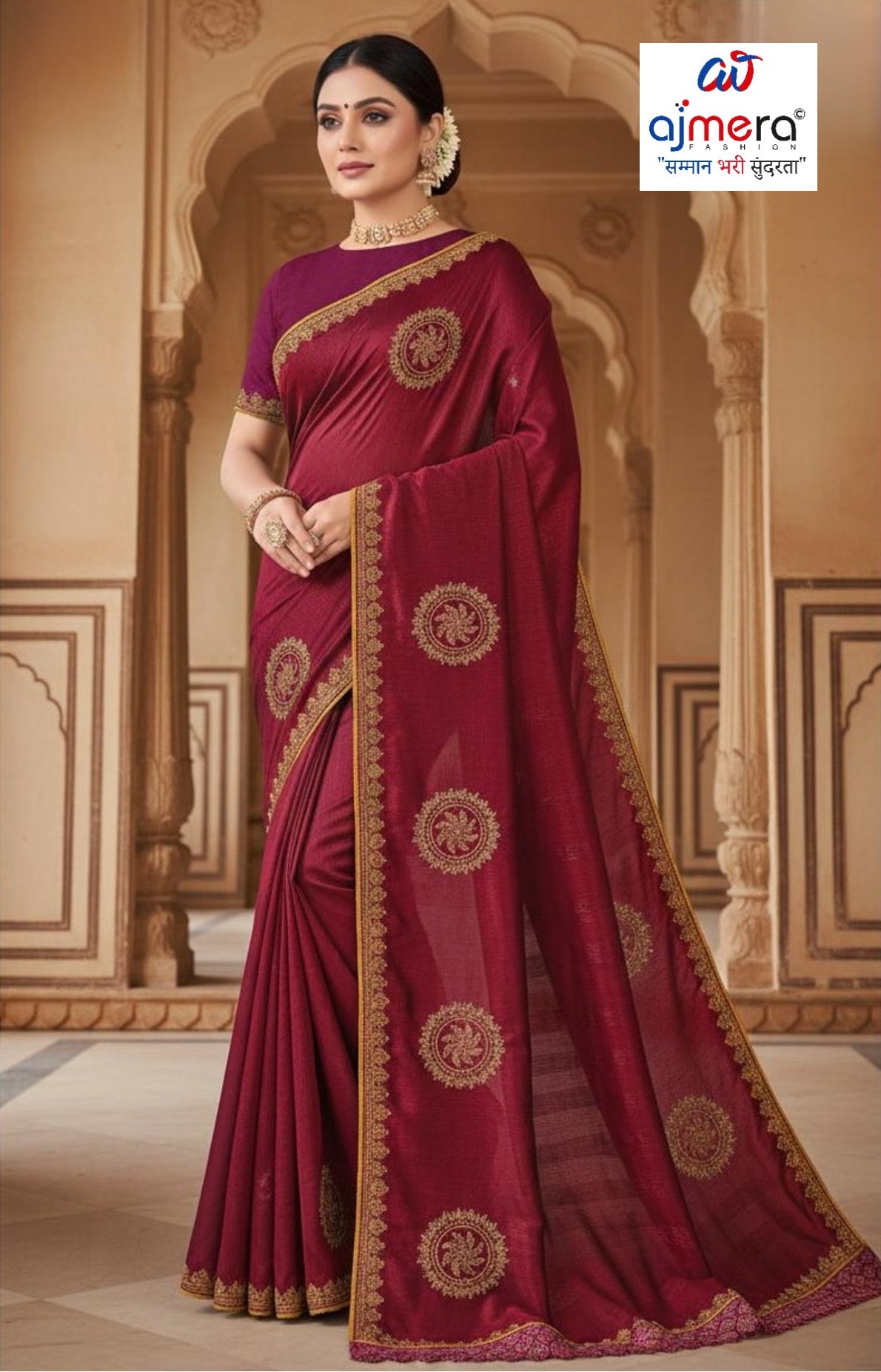 Dyed Matching Saree Collection with Blouse Piece for Premium Ethnic and Traditional Wear | SPB-EASY