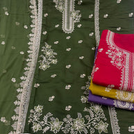 Premium Roman Silk Unstitched Suit Set | VAA-HILTON
