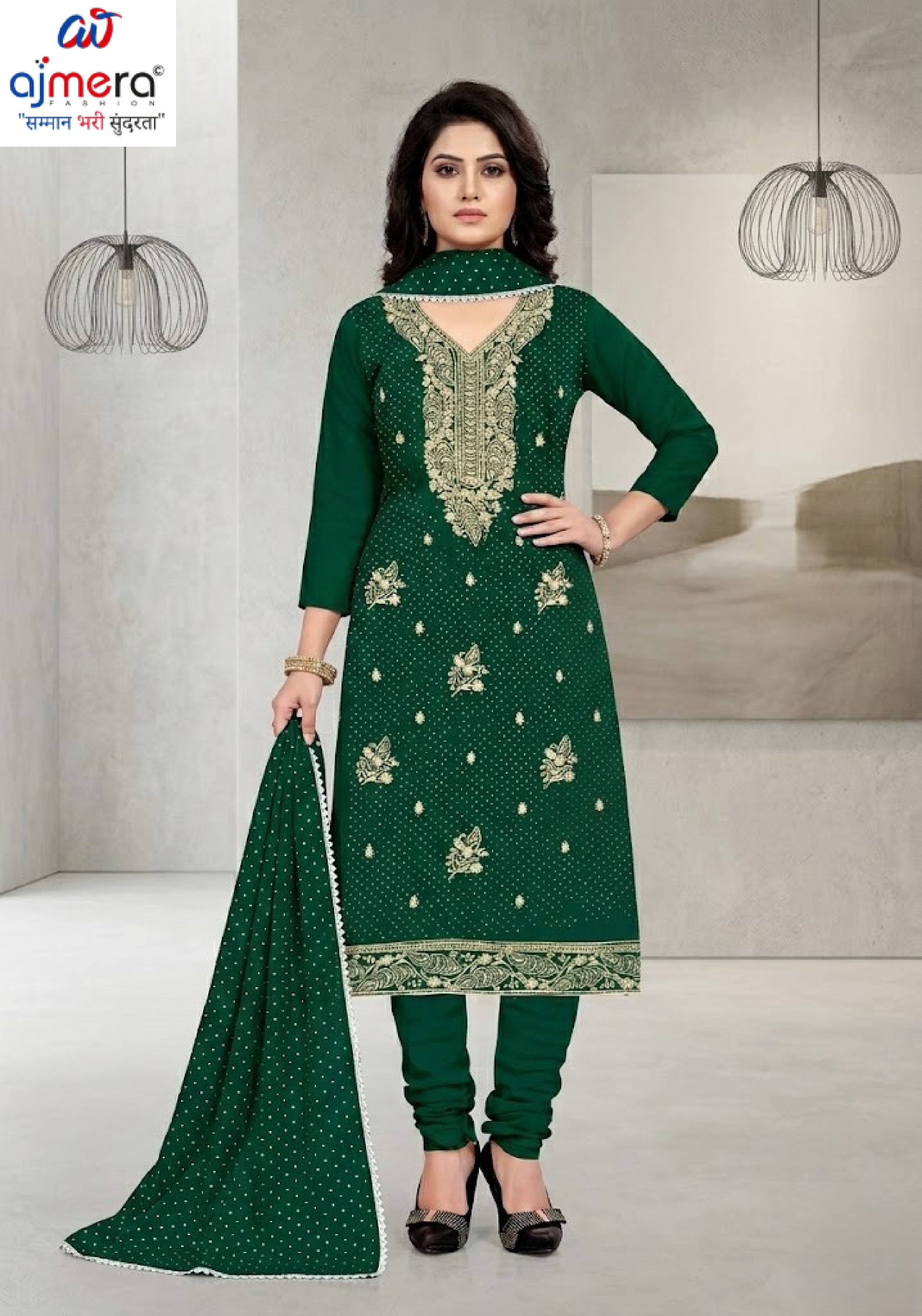 Premium Designer Unstitched Suit Set | KVF-GIFT CITY