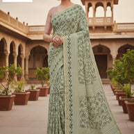 Exclusive Rapier Silk Matching Saree With Blouse Piece | YDP-MAL COTTON PATI