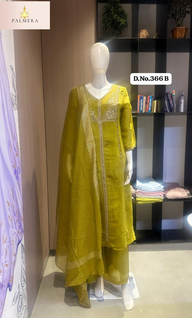 Elegant Designer Palmera Kurti Set for Women | MIK-366B