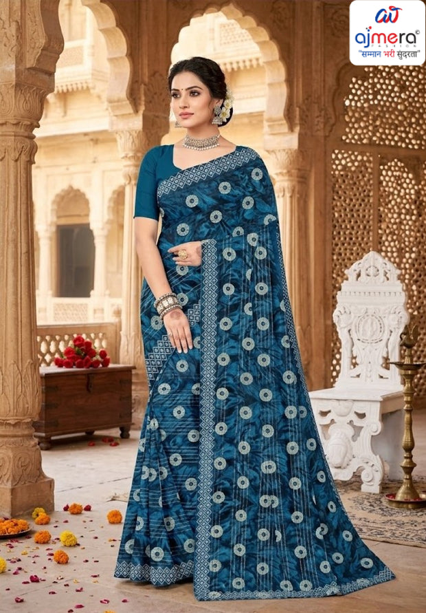 Contemporary Printed Saree with Blouse Piece for Premium Wear  | GPT-CHANCHAL-1