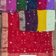 Fancy Handwork Saree with Blouse Piece for Premium Ethnic and Traditional Wear | SXS-1795