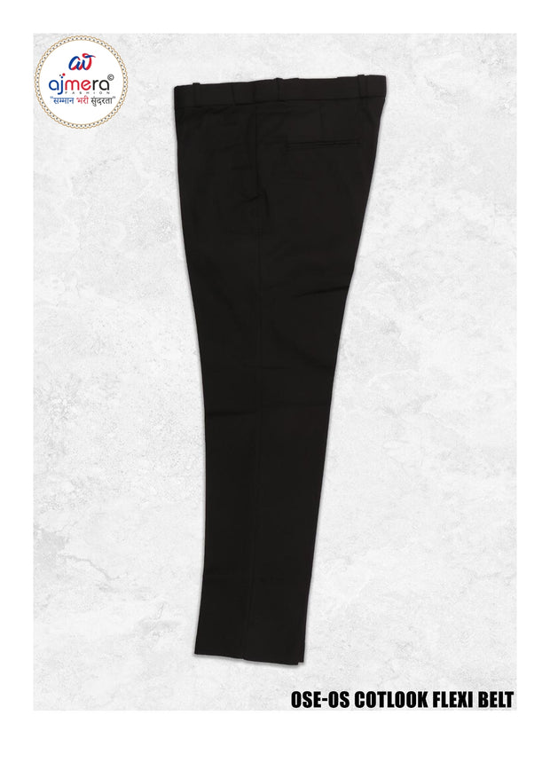 Mens Stretch Trousers Manufacturer India | OSE-OS COTLOOK FLEXI BELT