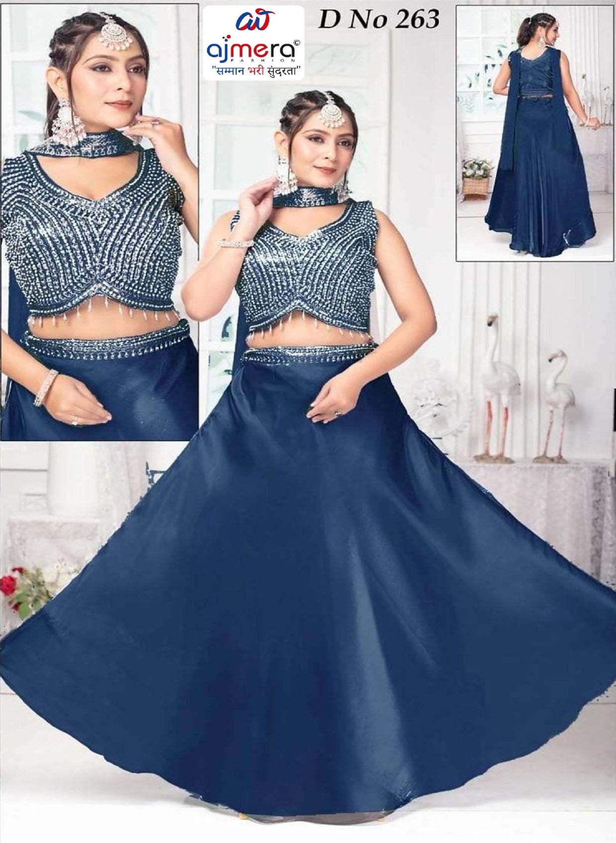 Elegant Georgette Designer Party Wear Gown for Women | OSC-26