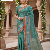 Artisan Rapier Silk Matching Saree With Blouse Piece | RKI-188