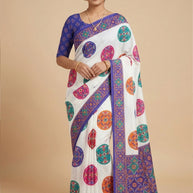 Traditional Cotton Saree with Blouse Piece for Premium Ethnic and Traditional Wear | ATN-BHAVIKA