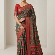 Cultural Elegance Jacquard Silk Saree With Blouse Piece | MDW-SRIYA