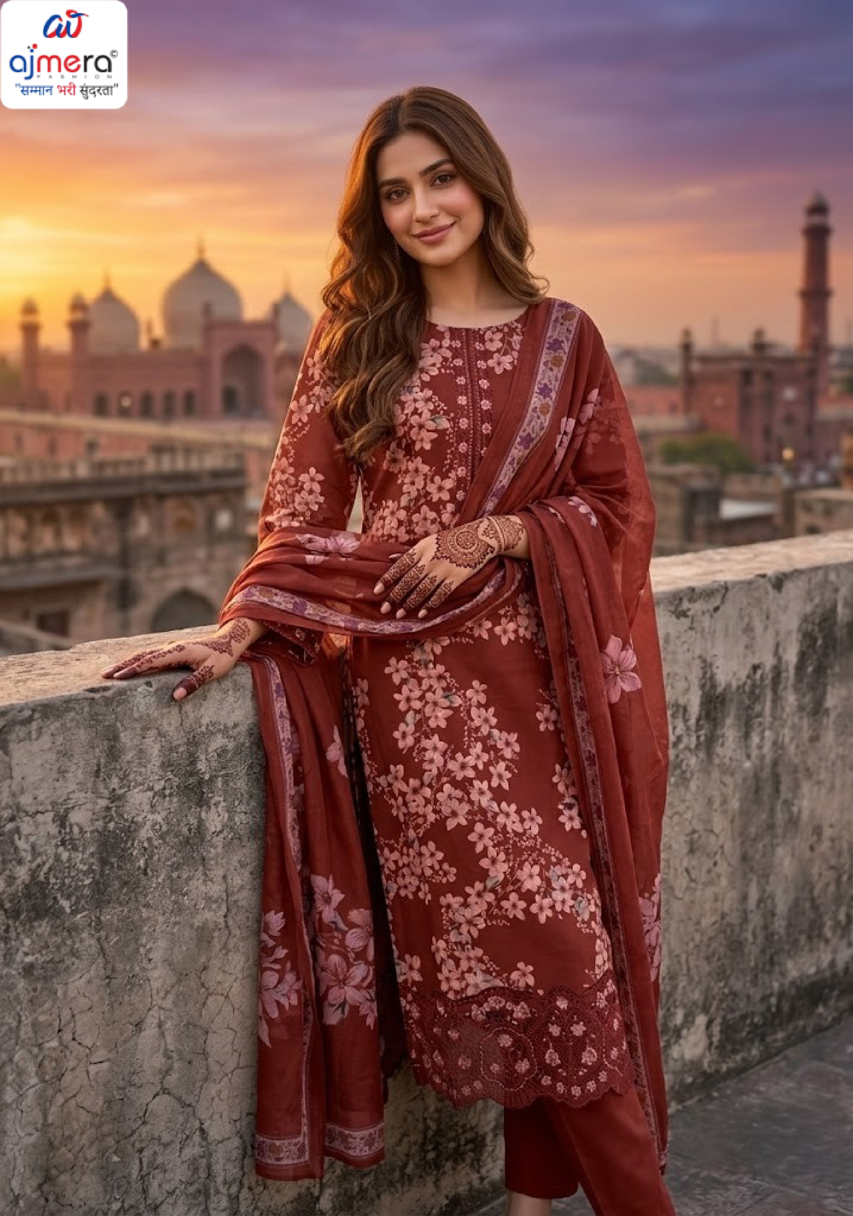 Elegant Unstitched Salwar Suit | VAS-AL HAYA