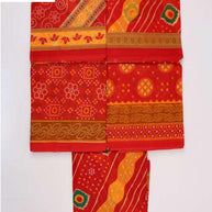 Suti Cotton Saree with Without Blouse for Premium Ethnic and Traditional Wear | MLC-JIO5G RED CHUNARI