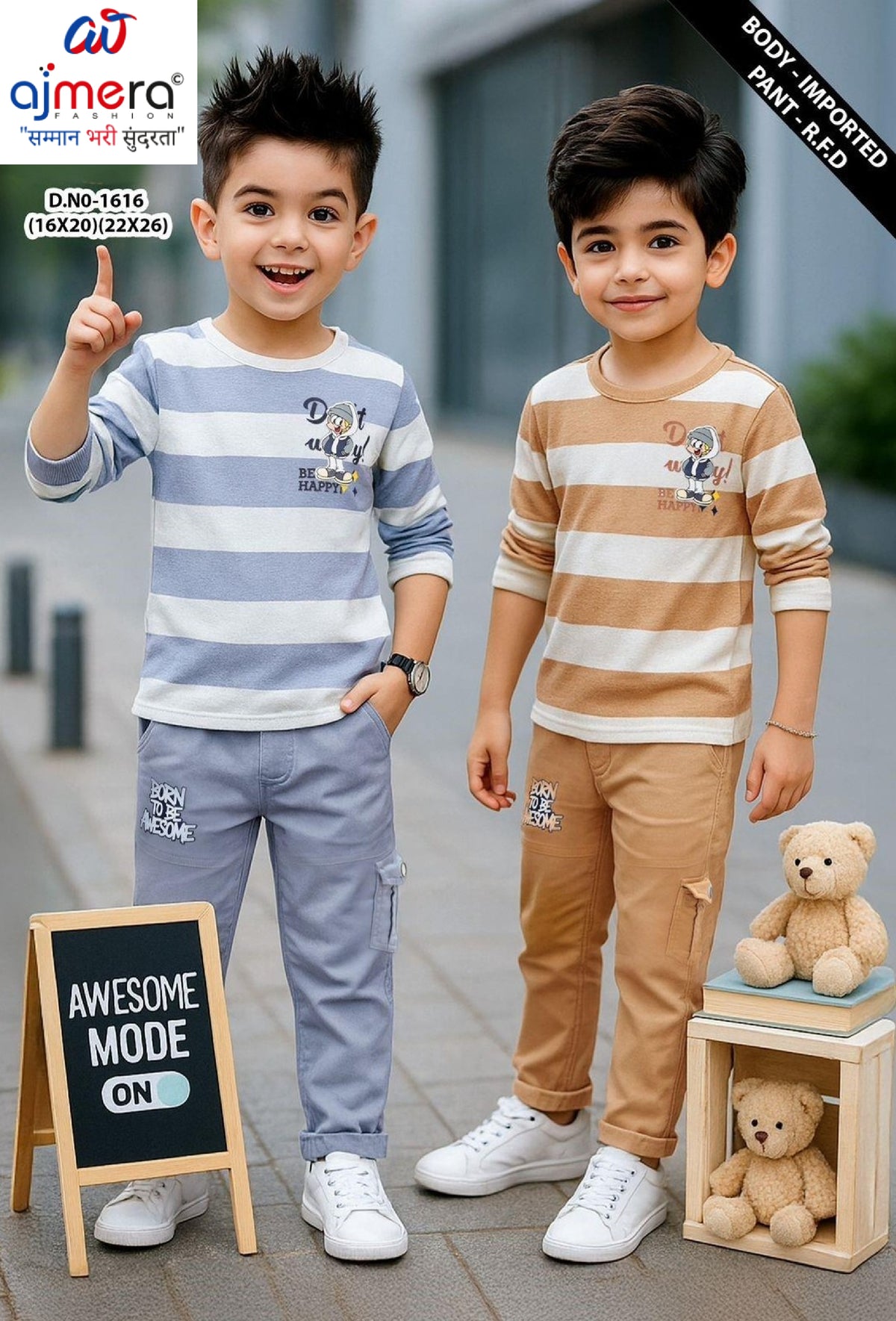 Kids T-Shirt & Pant Set Wholesale in India | SEM-1616