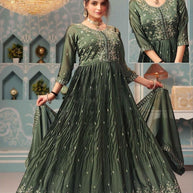 Wholesale Gown Manufacturer Designer Georgette Gown for Women | SHP-6133