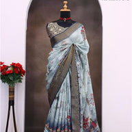 Adhira Viscose Saree with Blouse for Premium Wedding and Occasion Wear | ALL-ADHIRA-272