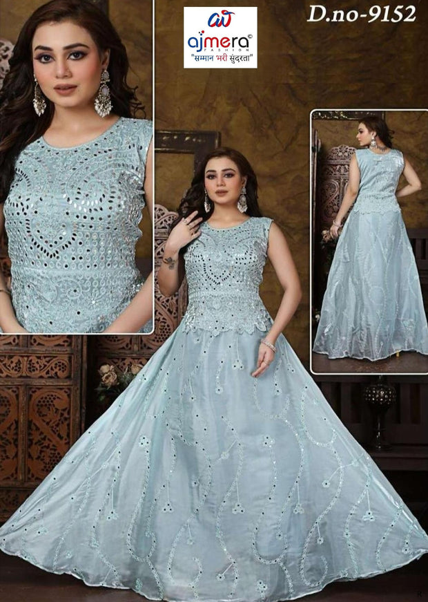 Elegant Designer Party Wear Gown for Women | KTX-9152