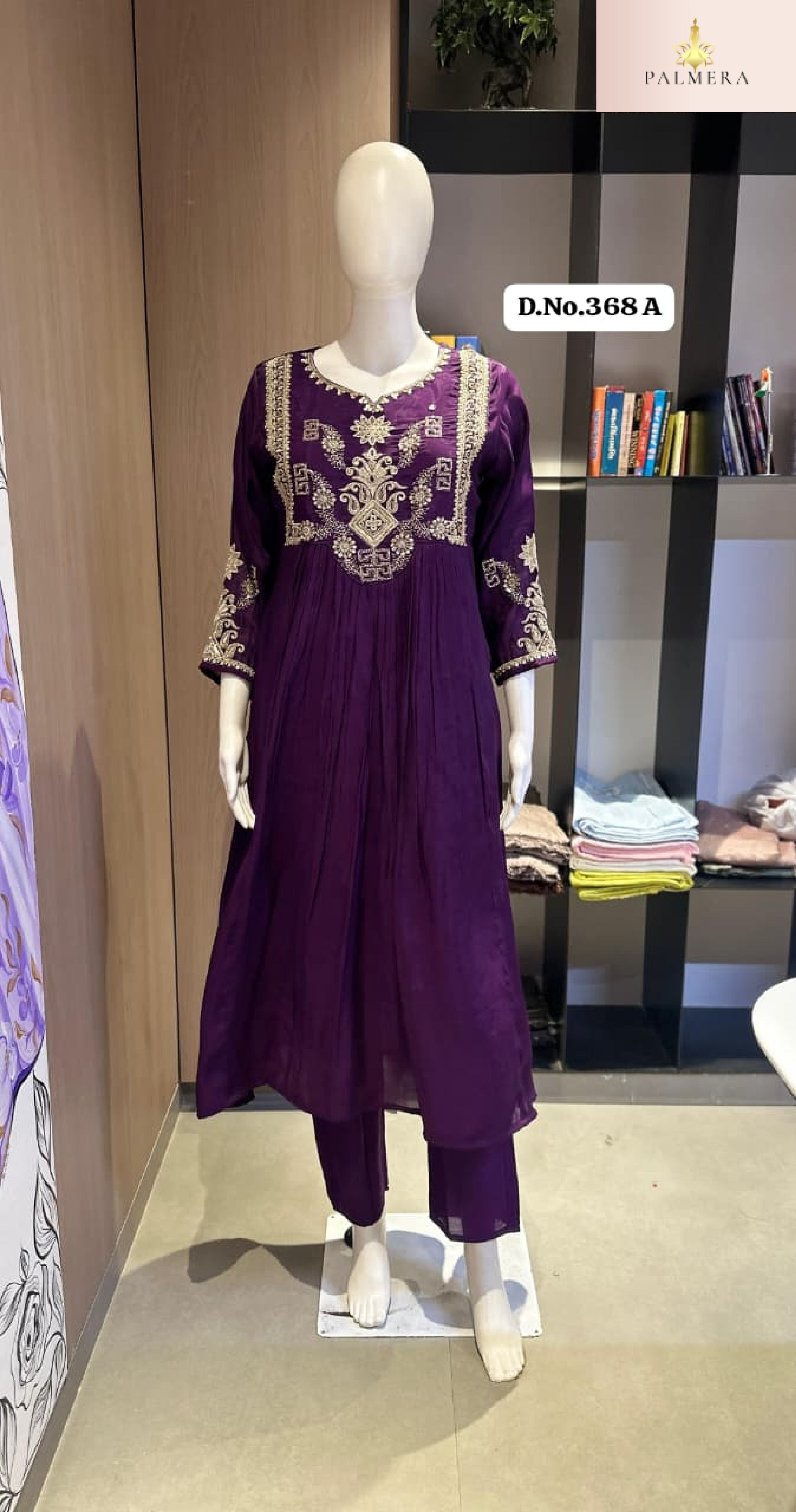 Elegant Designer Palmera Kurti Set for Women | MIK-368A