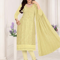 Premium Fox Georgette Unstitched Suit Set | KVF-SUMMER