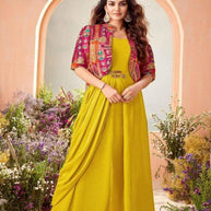 Designer Georgette Gown for Women | PNC-2255