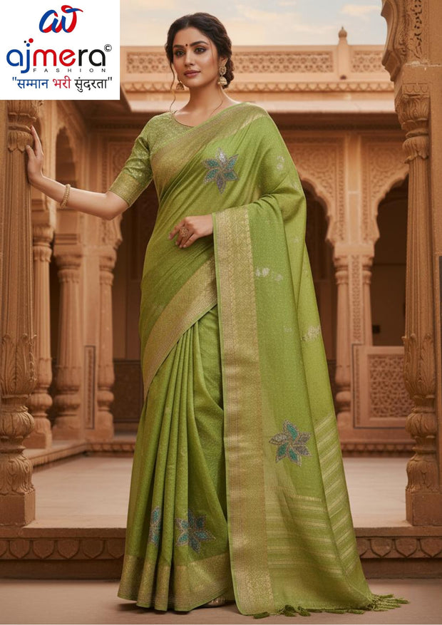 Rich Jacquard Silk Saree with Blouse Piece for Sophisticated Ethnic Style | SBV-HD-1098