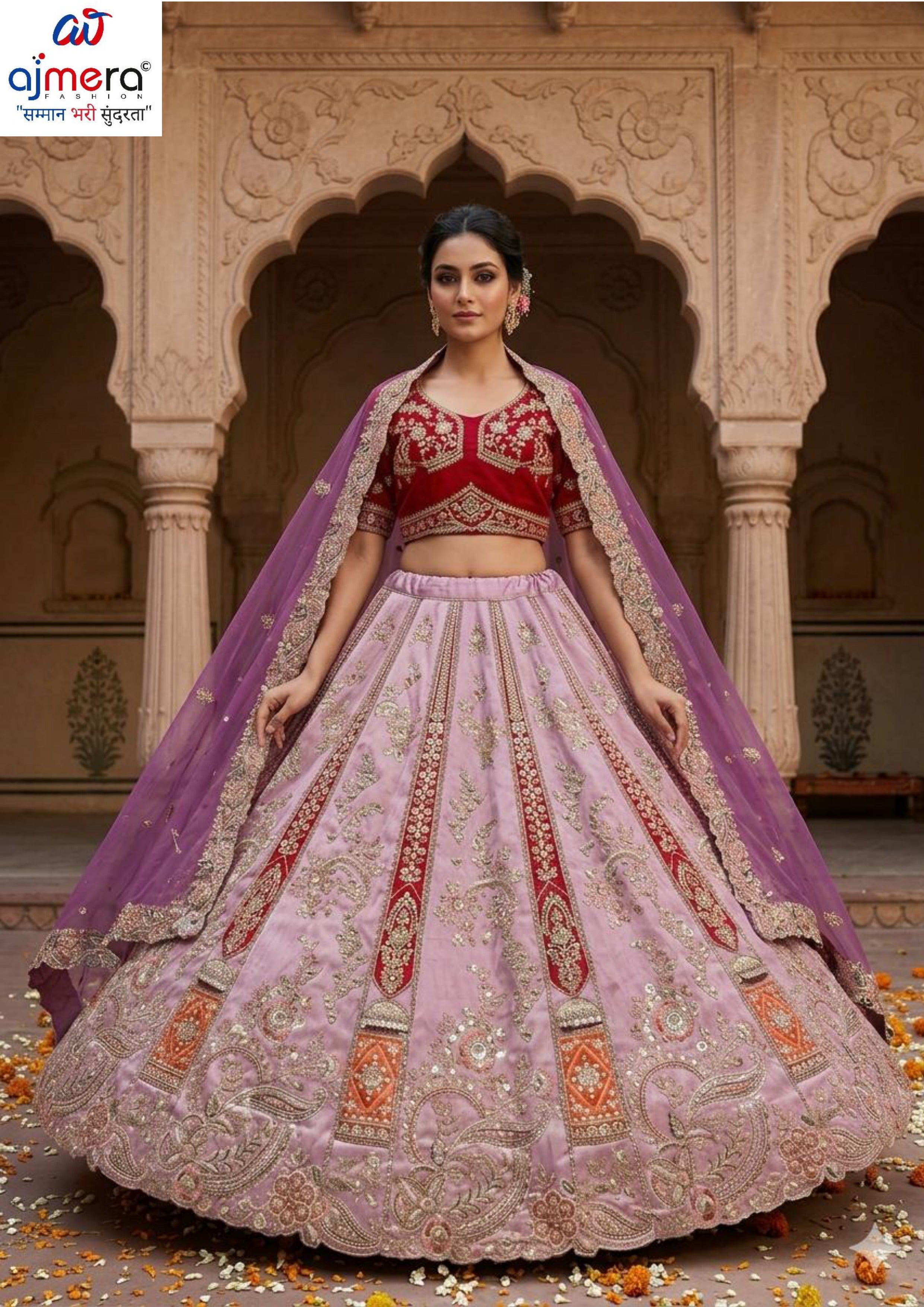 Fancy Embroidery Lehenga Choli Manufacturer Supplier Exporter|ADD-VIBHA