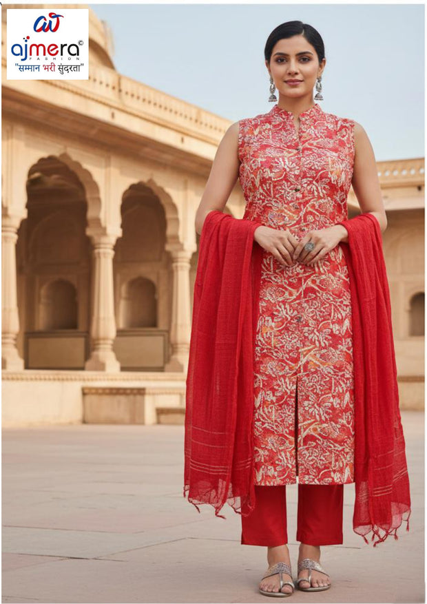 Designer Modal Silk Kurti Set for Women | MJC-MODAL SILK PRINT
