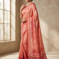 Fashionable Printed Saree with Blouse Piece for Festive Collection | SSR-PRIYATAMA