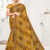 Classic Printed Saree with Blouse Piece for Timeless Traditional Style  | SNR-MATI