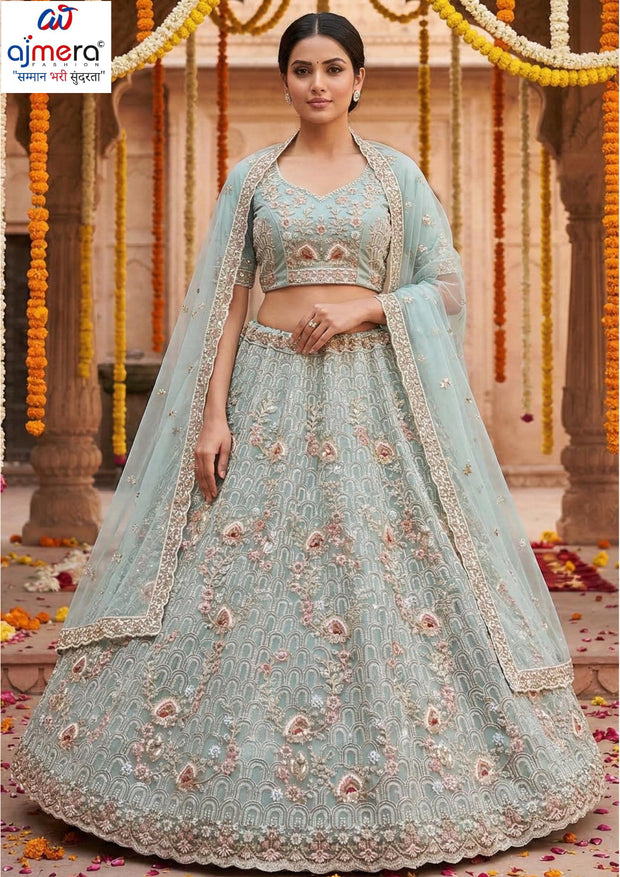 Net Beats Work Fancy Lehenga Choli Manufacturer Supplier Exporter|ADD-HINDON