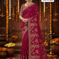 Fancy Saree Wholesale Supplier with Blouse Piece for Premium Ethnic and Traditional Wear | VKM-ZILA