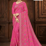Premium Cotton Saree with Without Blouse for Premium Ethnic and Traditional Wear | PJA-MISS WORLD