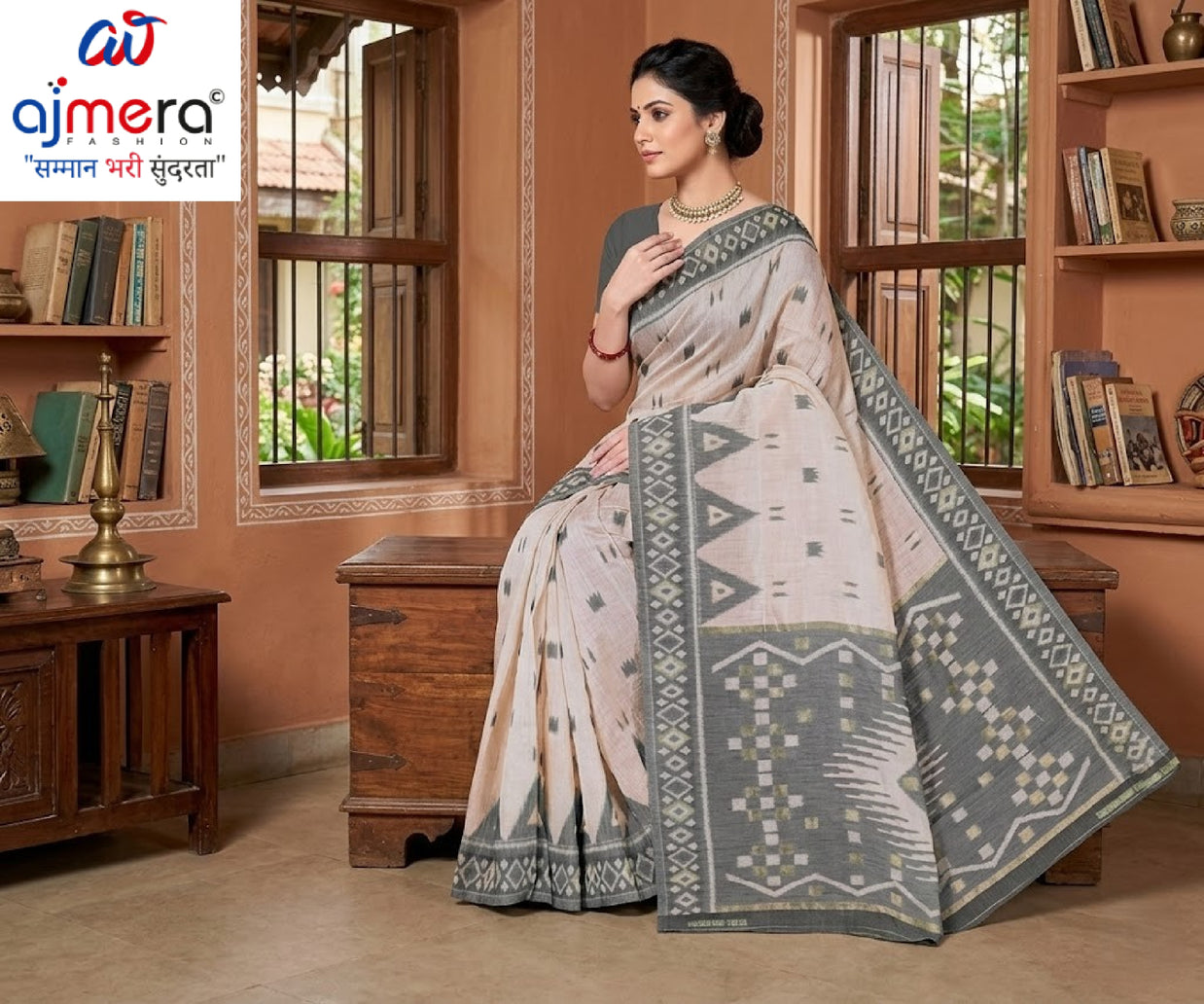 Exclusive Jacquard Silk Saree with Blouse Piece for Premium Cultural Wear | DBU-JAMDANI COTTON VOL-11