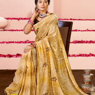 Exclusive Printed Saree with Blouse Piece for Elegant Ethnic Look | PRM-KAMINI
