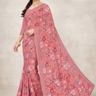 Heavy Reniyal Print Loose Saree without Blouse for Premium Ethnic and Traditional Wear | CAS-PREMIUM
