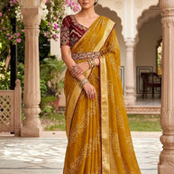 Graceful Printed Saree with Blouse Piece for Modern Ethnic Fashion | VDT-NITYA-7