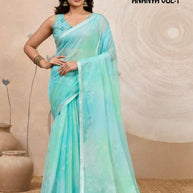Chic Printed Saree with Blouse Piece for Sophisticated Ethnic Style  | RMF-ANANYA VOL-1