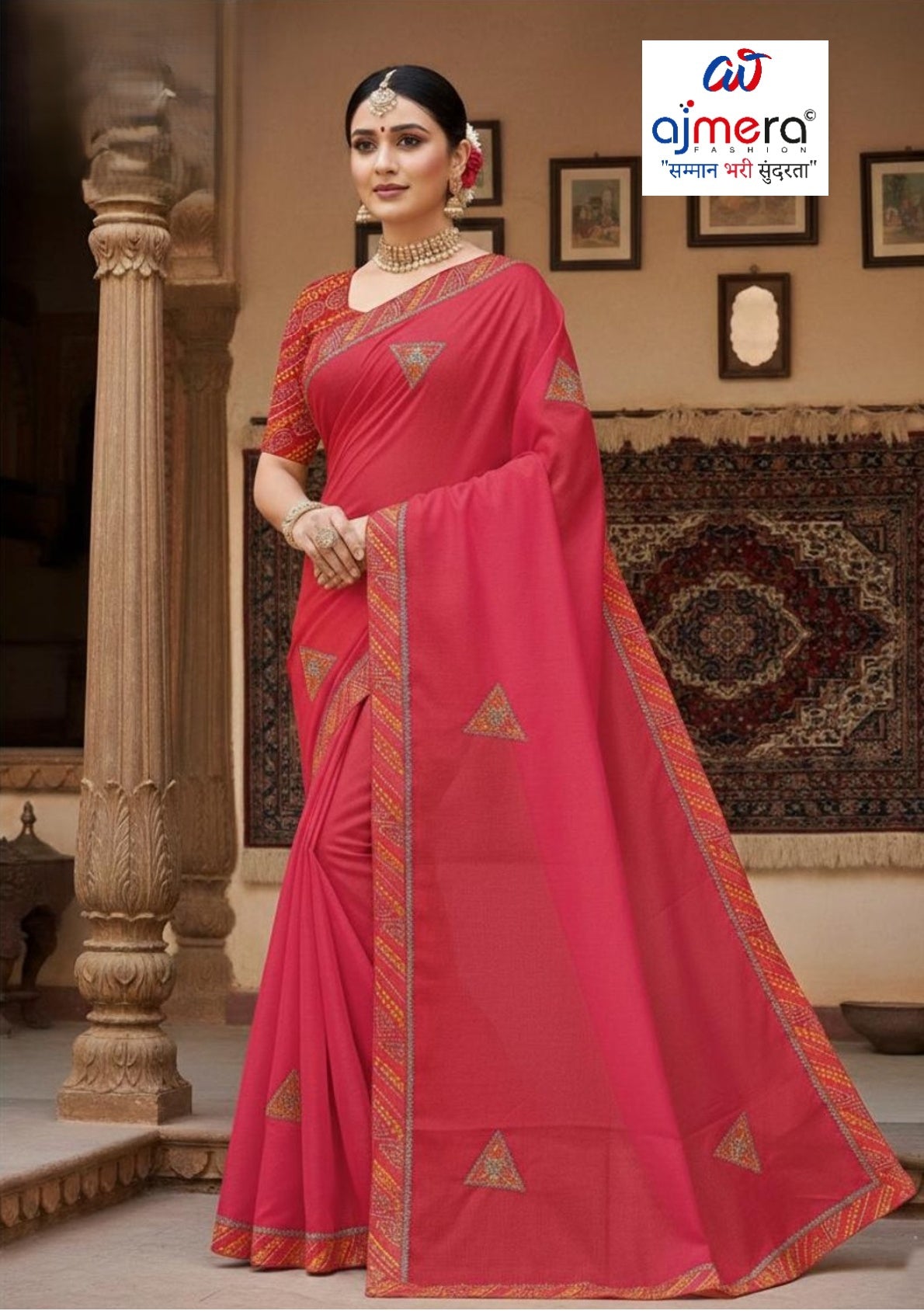 Saree Manufacturer in Surat with Blouse Piece for Premium Ethnic and Traditional Wear | RAL-BHOOL BHULAIYAA
