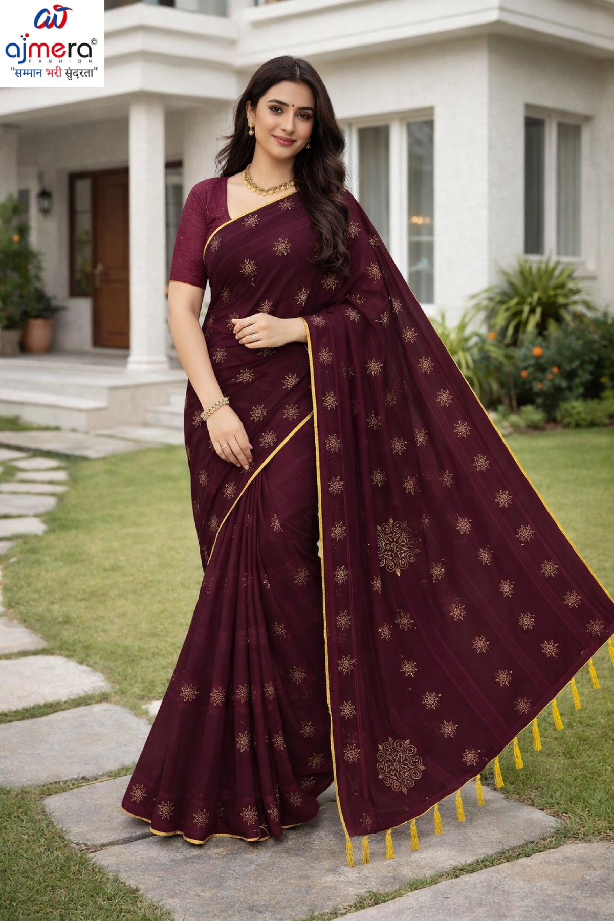 Fancy Matching Saree Wholesale with Blouse Piece for Premium Ethnic and Traditional Wear | TIK-MOVIES