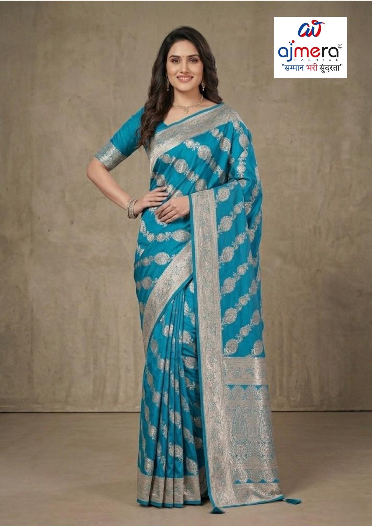 Premium Jacquard Silk Saree with Matching Blouse Piece for Ethnic Celebrations | DBU-CHOLI DAMAN VOL-4